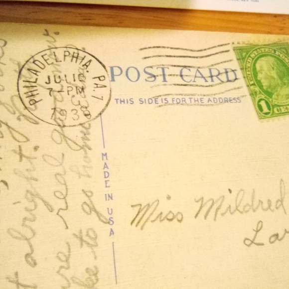 1930-50s Vintage Pennsylvania Theme Post Cards Amish Philadelphia Linen - Picture 8 of 8